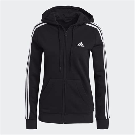 adidas zipped hoodies for women